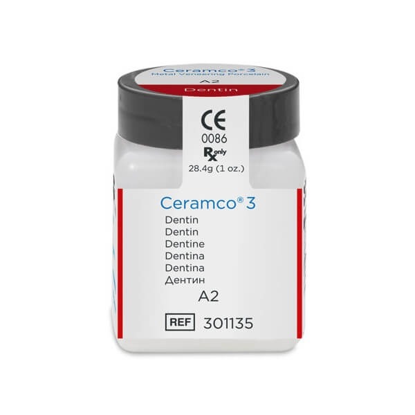 Ceramco 3: Dental Porcelain for Metal Restorations - Dentin A3.5 (28.4 gr) Img: 202401061