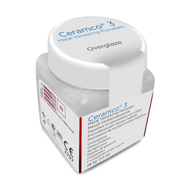 Ceramco 3: Dental Porcelain for Metal Restorations - Glaze (28.4 gr) Img: 202401061