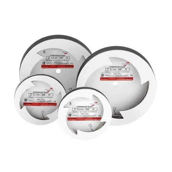 Chromium: Hard Elastic Wire Coil - 0.7 mm x 30 m Img: 202304081