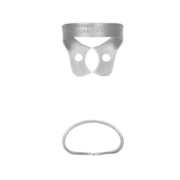 Satin Steel Clamps for Rubber Dam HUFRIEDY