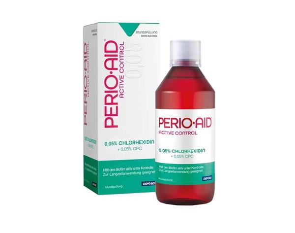 PERIO AID 0.05%: Mouthwash with Chlorhexidine - 500ml Img: 202109111