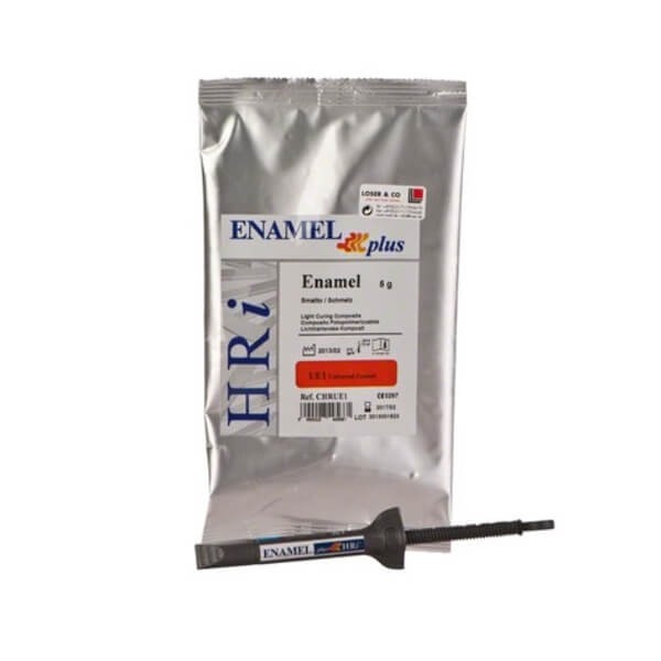 Enamel plus HRI: Universal Composite Enamel - 1 x 5 g syringe - Colour: UE1 Img: 202307011