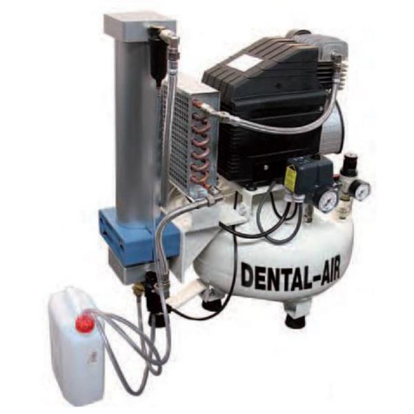 COMPRESSOR WERTHER DENTAL-AIR 1 (1 CYLINDER 24L) (Horizontal 24L without dryer 65x30x70 cm 70 dbA) Img: 201807031