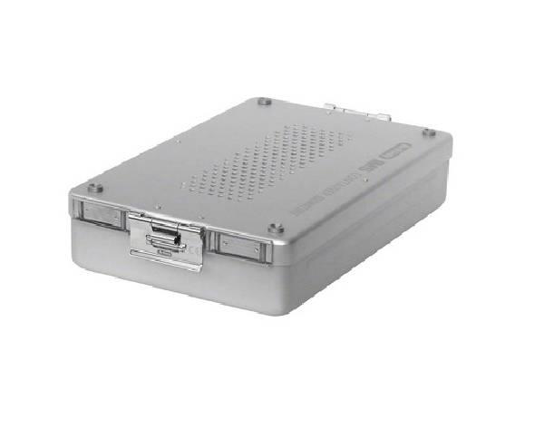 Sterilisation container for 1 cassette with bottom and cover - 300 x 190 x 65 mm Img: 202104171