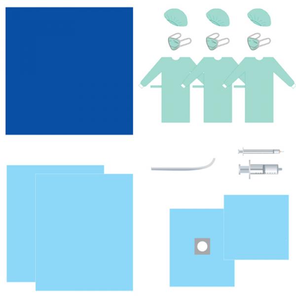 Coverpack: Complete Sterile Dental Pack for Surgeries (20 pcs.) Img: 202104171