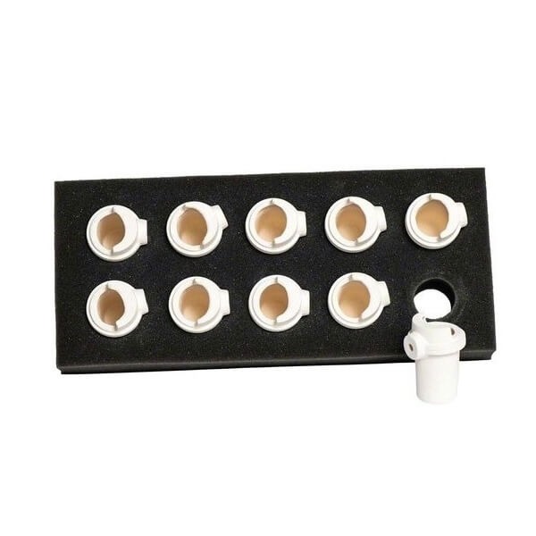 Degutron: Ceramic Crucibles for Dental Machinery - 10 pieces Img: 202401061