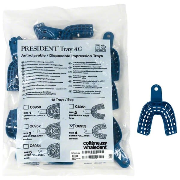 PRESIDENT AC: Plastic Trays No. 4 (12 pcs) Img: 202306031