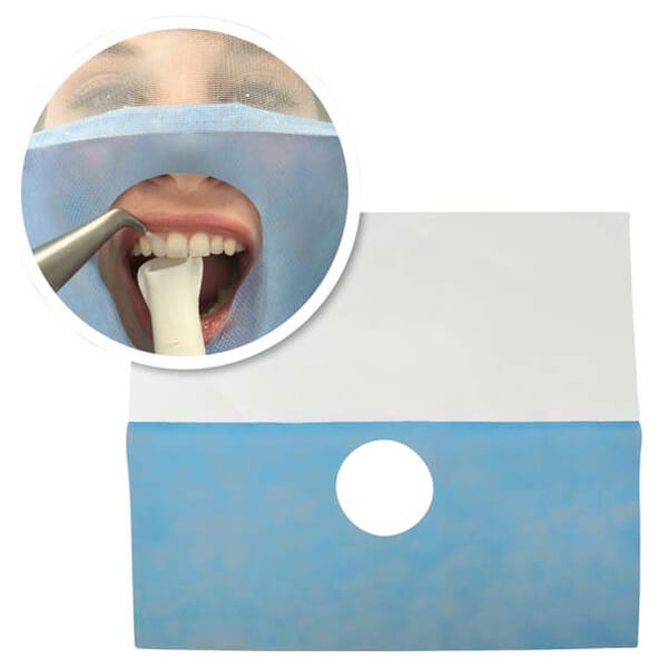 Disposable Face Covering for Protection (50 pcs) - Blue Img: 202508091