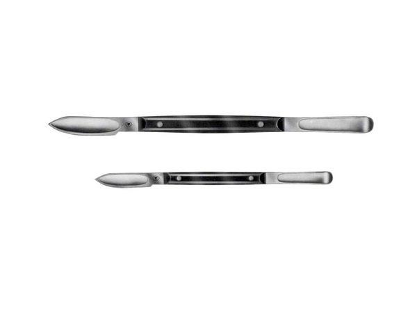 Black wooden wax knife - 175 mm Img: 202203051