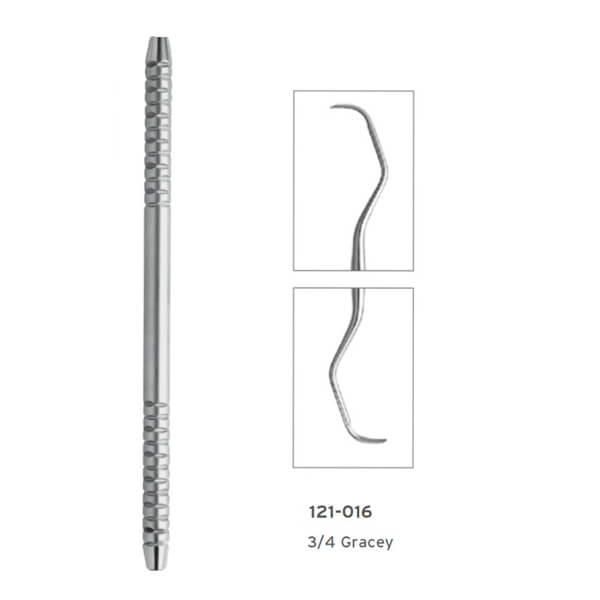 HF Silver: Gracey Curette 3/4 (1 pc.) - Gracey 3/4 Img: 202506141