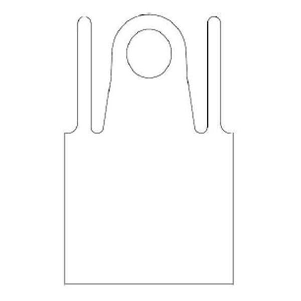 Non-sterile plastic apron (1000 units) Img: 202110091