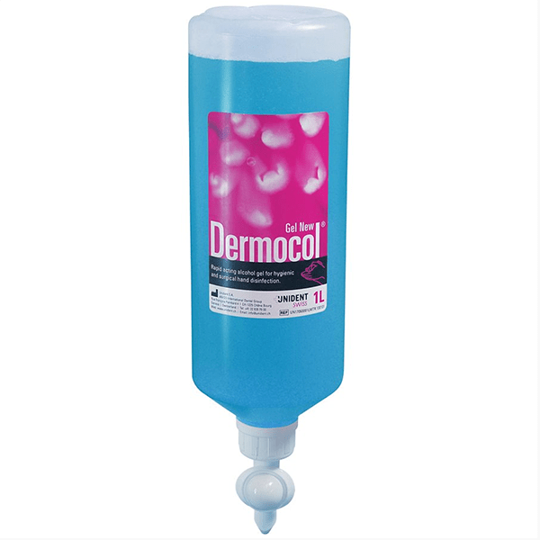 Dermocol: hydroalcoholic gel hand sanitizer (1 L) Img: 202102271