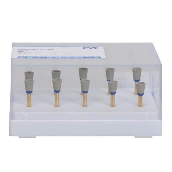 EVE DIACOMP ULTRA: Dental Polishers (10 pcs) - Cup (6 x 7.5 mm) Img: 202209031