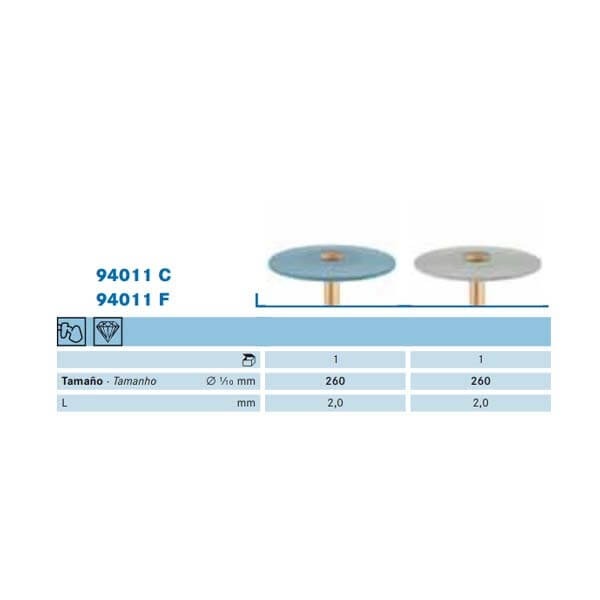 Diamond polishing disc for zirconium 94011C.104.260 Img: 202306031
