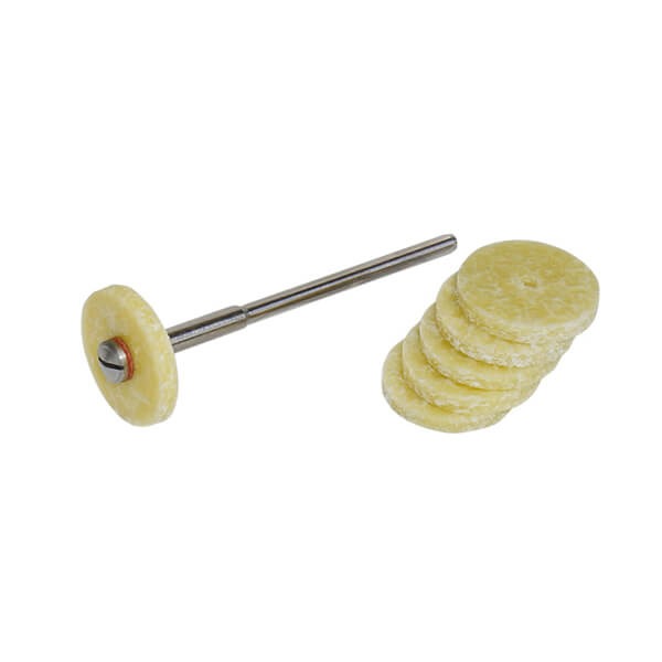 Liskosil: Polishing Discs with Mandril (6 pcs) - Liskosil-S Img: 202408101