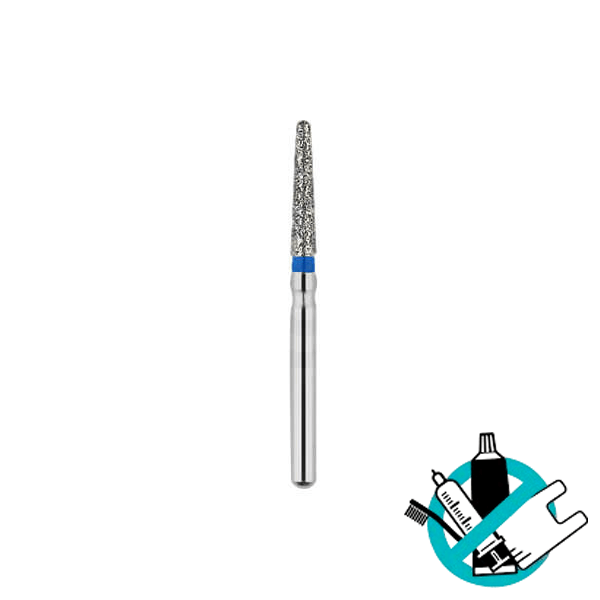 Diamond Bur FG Rounded Cone 856 (5 pcs) - T: 018 - G: Super Grosso - L: 8,0 mm Img: 202510181