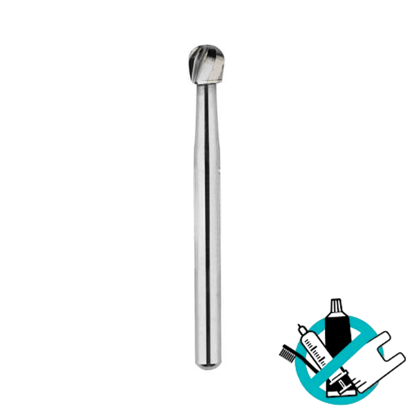 Long Round Carbide Bur - (5 pcs) - FG X1 - T: 008 - C: 0,8 mm Img: 202510181