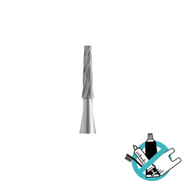 Flat Conical Carbide Milling Cutter (5 pcs) - FG 170 - T: 010 - L: 4.0 mm Img: 202606131