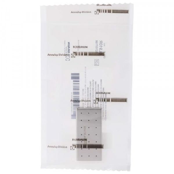 Perforated cases for burs (different sizes) - Piece of needle case, 50 x 25 x 5 mm, BL910R Img: 202409211