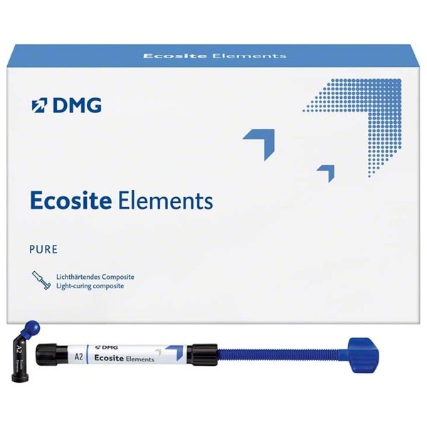 Ecosite Elements: Pure Composite Kit (5 x 4 g syringes) - Kit: 5 x 4 g syringes - Assortment Img: 202308191