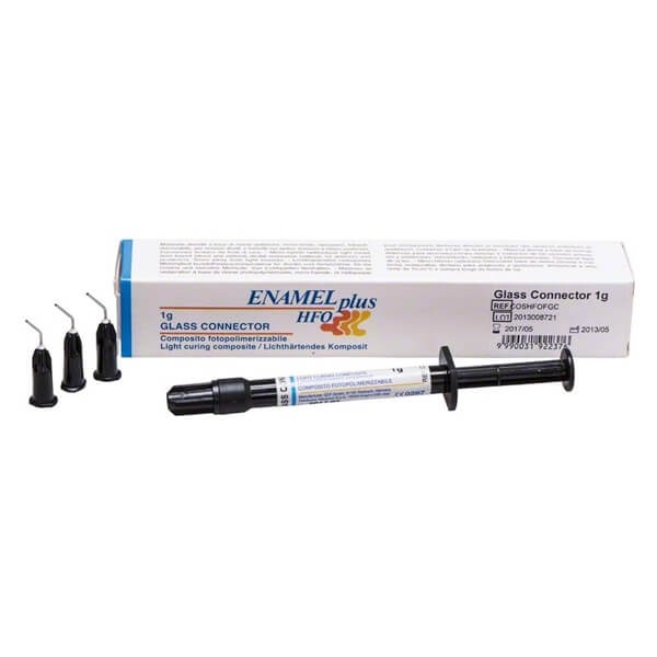 Enamel Plus HFO Glass Connector: Light Curing Composite (1 g syringe) - 1 x 1 g syringe Img: 202307011