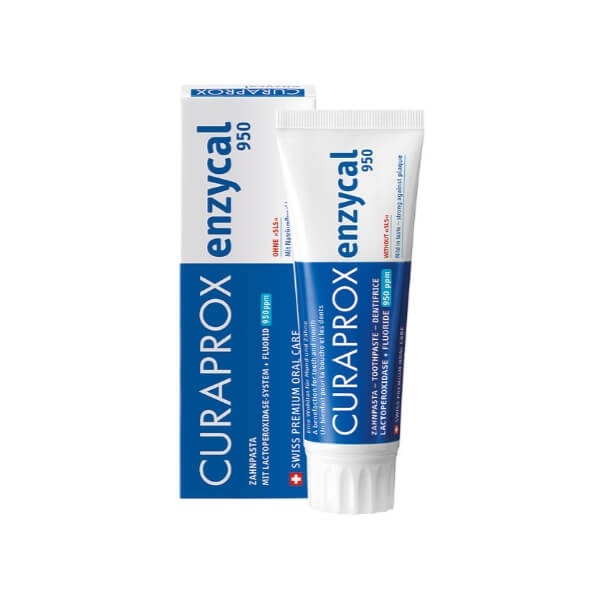 Curaprox Enzycal: Toothpaste - Enzycal 950 (75 ml) x 12  Img: 202302111