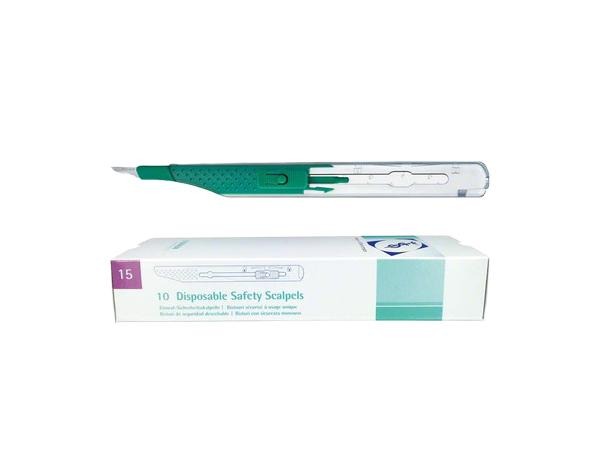 Safety Scalpels No. 15 (10 pcs) Img: 202203121