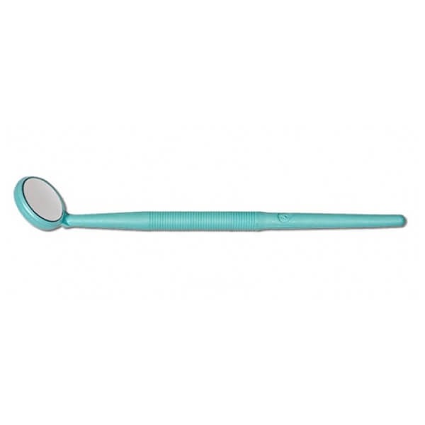 Hello: Dental Mirror with 22mm No. 4 Handle (10 units) - Blue Img: 202401061