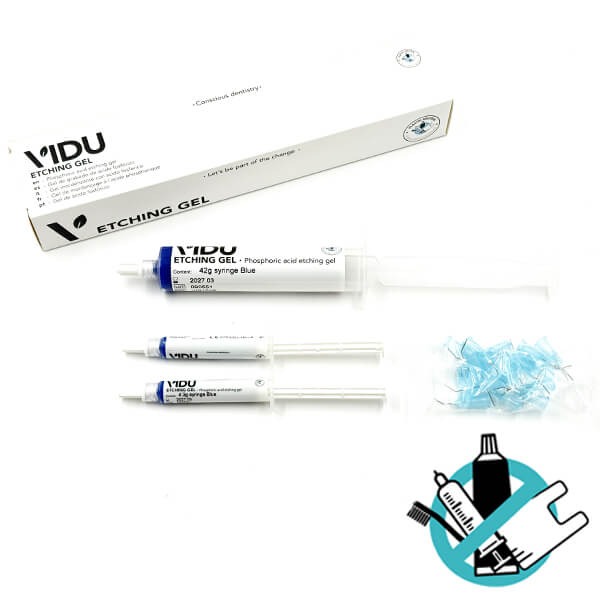 Etchant Gel: 37% Phosphoric Acid Etching Gel - 1 x 42 g syringe + 2 x 4.3 g syringes Img: 202410051