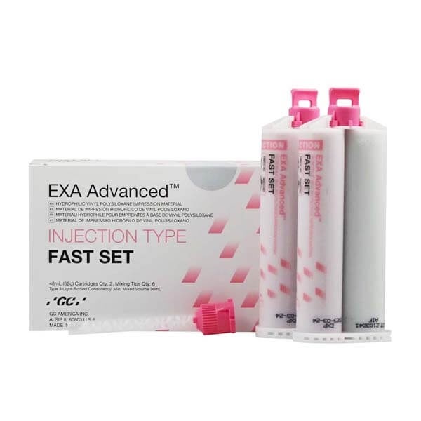 EXA Advanced Fast: Printing Material (2 x 48 ml + 6 Mixing Tips) Img: 202303041
