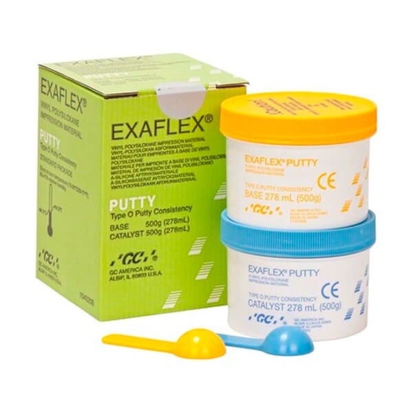 EXAFLEX PUTTY CLEAR BLUE 278 + 278ml. Img: 202206251