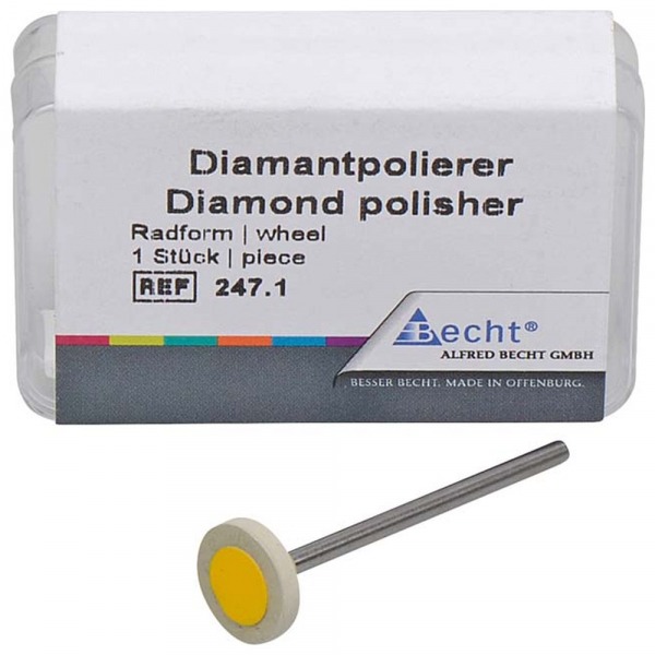 HP Fine Grit Flame Diamond Polisher (4 x 13 mm) Img: 202411301