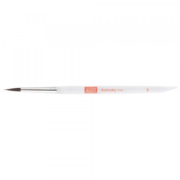 Kolinsky Evo: Hair Brushes (2 pcs) - Size 6 (2 pcs) Img: 202411301