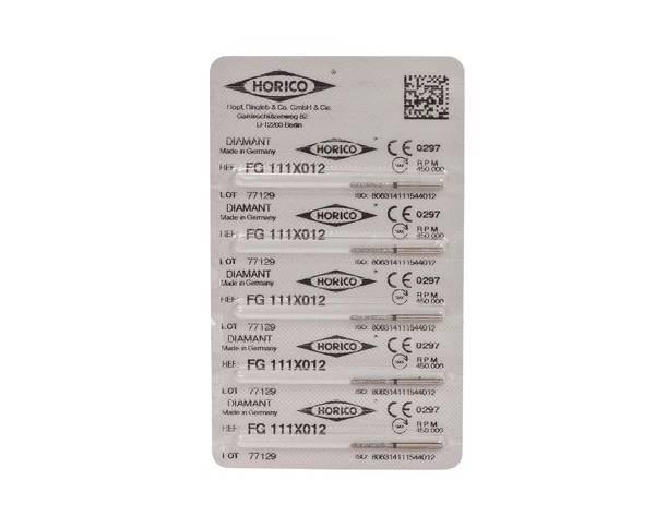 Fg 111 - Black diamond bur (5 pcs) - ISO 012 Img: 202104171