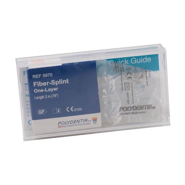 Fiber Splint: Pack of Fiber-Splint 2m x 4 mm + 5 fixing clips - 4mm x 2m +5 Clip & Splint clips Img: 202405181