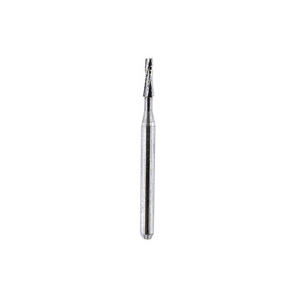Flat Tapered Carbide Bur Cross Cut - (5 pcs) - FG 700 - T: 010 - C: 4,0 mm Img: 202509201