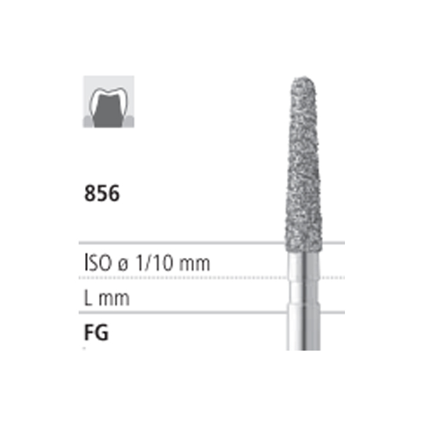 Fresa Diamantata Cilindrica Per Intaglio, Testa 20mm, Grana 600 - Per Pietra, Vetro, Ceramica