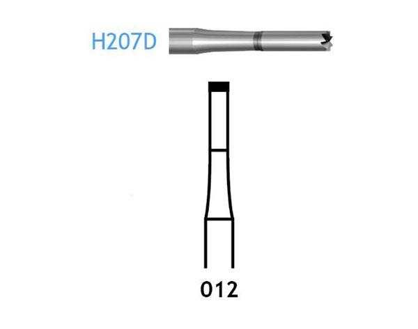 Tungsten carbide burs H207d ( 5 pcs )- Img: 202010171