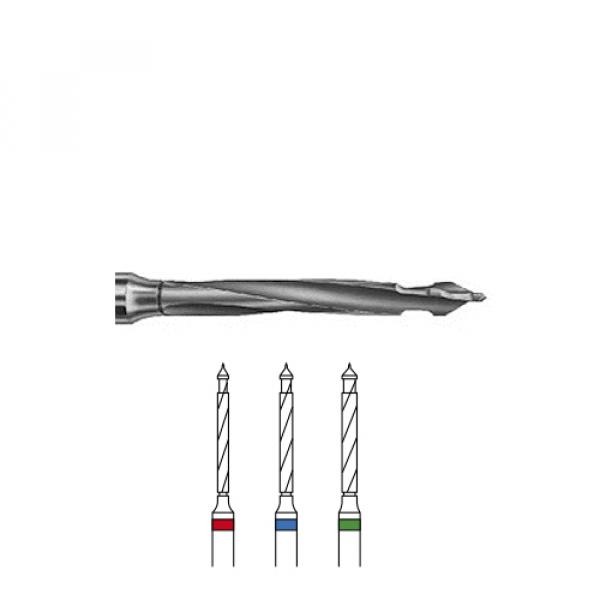 Drill 179L Root posts (2 pcs.) - Nº1 Color Red - Bur 179L.204.2 Img: 201907271