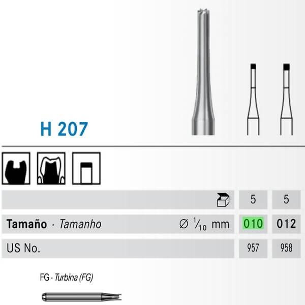 H207 Tungsten Carbide Burrs FG - 010 Img: 202112041