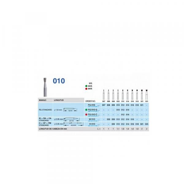 FIG Diamond bur 835 - (5 pcs.) - 108-010 FIG.835 5pc Img: 201907271