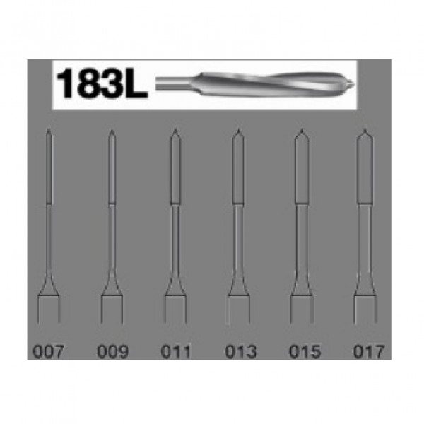 Peeso bur 183L. - Endodontic milling cutters for counter-angle (6 pcs.) - Peeso 183L. (6pcs.) Img: 202204301