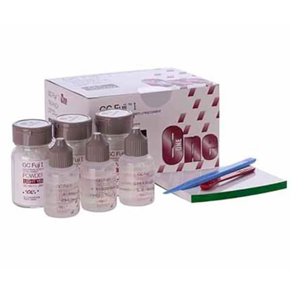 FUJI I: Glass Ionomer Cement (Pack of 3 of 35 gr + 20 ml.) Img: 202204301