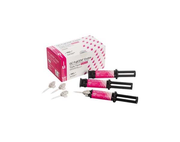 Fujicem Evolve Triple Pack Automix: Glass ionomer cement (3 x 9.2 g) Img: 202205281