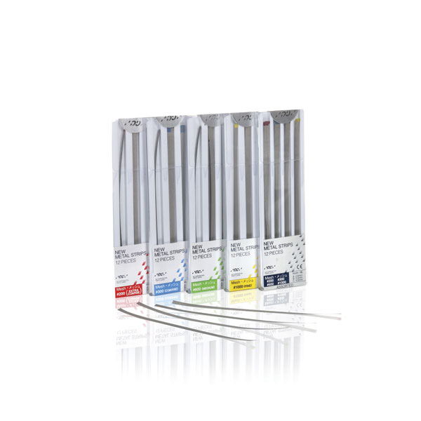 20 Bandes De Polissage Dentaire Métalliques - Étroites 2.5 Mm | Pour Finition Et Lissage