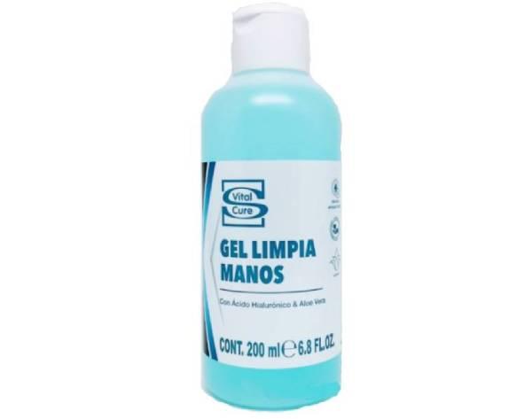 Antibacterial Hand Cleaning Gel with Aloe Vera - Bottle 200 ml Img: 202206111