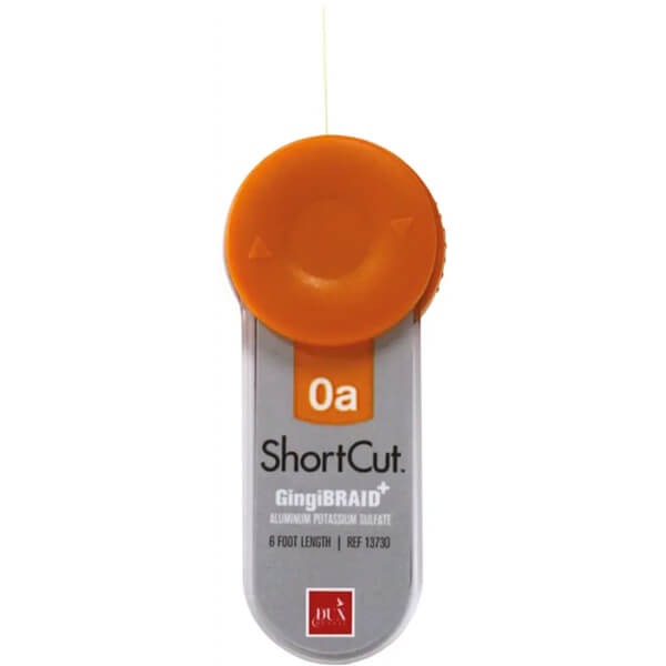 GingiBraid ShortCut: Impregnated Braided Retractor Thread (183 cm) - 0a Img: 202503151