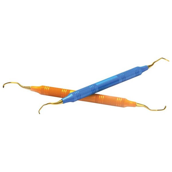 Golden Eagle: Dental Curettes with Plastic Handle (2 pcs) Img: 202503081