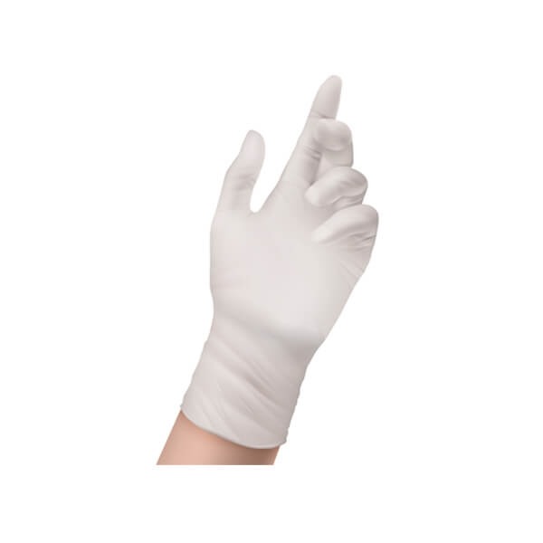 Non Sterile Latex Gloves with Powder (100 pcs) - SIZE XS Img: 202307011