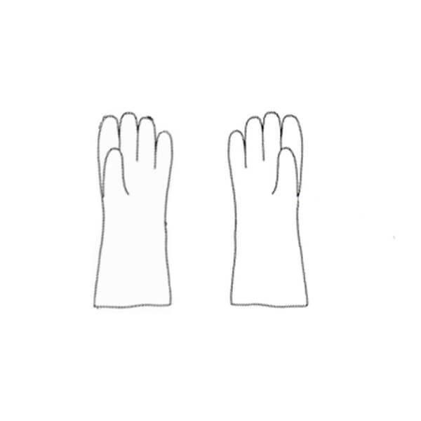 Sandblasting gloves - Pair (right and left) Img: 202202121